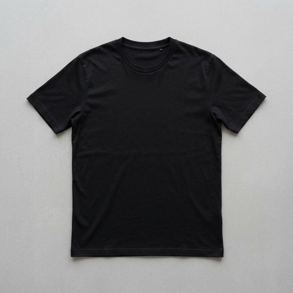 Black T-Shirt Mockup